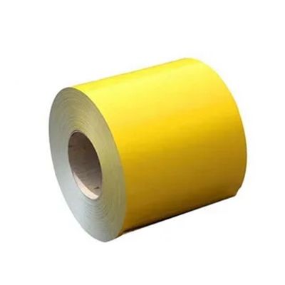 Gelbe RAL-Farbe beschichtete Stahlspule 0.12mm-3mm vorgestrichene Gi-Stahlspule