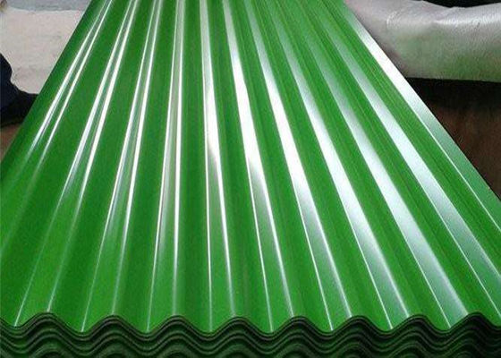 Grünes Moosgrün-gewölbte Stahlbleche SGCC für die Überdachung von PPGI PPGL